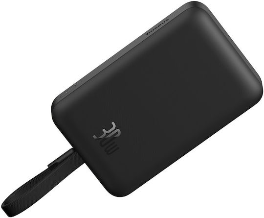 Baseus Mini MagSafe Power Bank 10000mAh 30W cu Port USB-C Livrarea energiei Negru