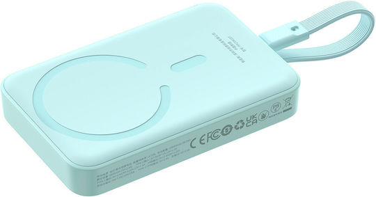 Baseus Magnetic Mini MagSafe Power Bank 10000mAh 30W with USB-C Port Power Delivery Blue