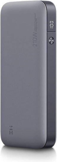 ZMI Qb826g Power Bank 25000mAh με Θύρα USB-A και 2 Θύρες USB-C Power Delivery / Quick Charge 3.0 Γκρι