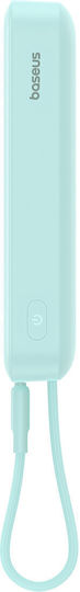 Baseus Magnetic Mini MagSafe Power Bank 10000mAh 20W με Θύρα USB-C Power Delivery Mint