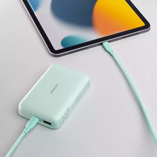 Joyroom JR-W020 MagSafe Power Bank 10000mAh 20W с USB-A порт и USB-C порт Power Delivery Зелен