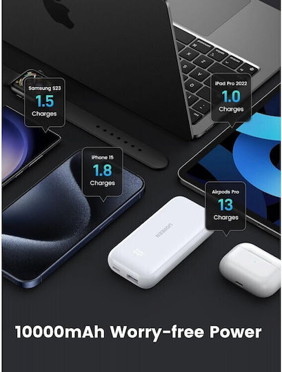 Ugreen PB501 Power Bank 10000mAh 30W Power Delivery / Quick Charge 3.0 White