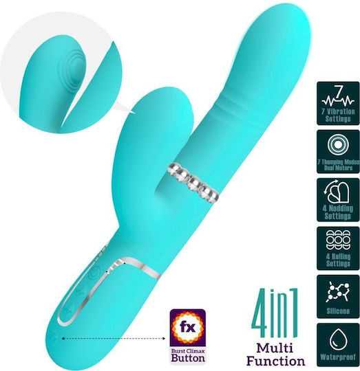 Hübsche Love Multifunktions-G-Punkt-Vibrator Aqua Grün Produktcode D-238291