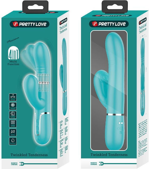 Hübsche Love Multifunktions-G-Punkt-Vibrator Aqua Grün Produktcode D-238291