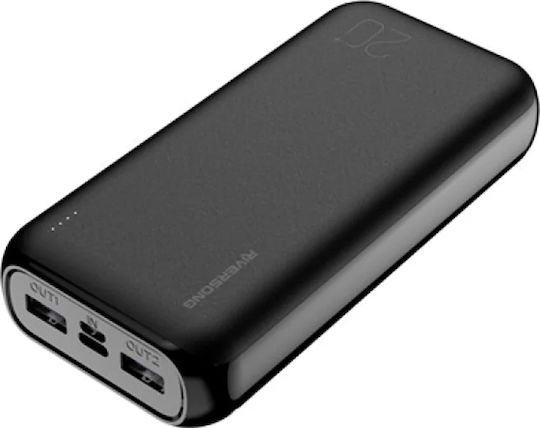 Riversong Vision 20SE Pro Power Bank 20000mAh Μαύρο
