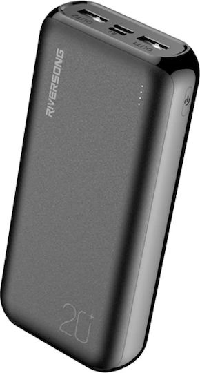 Riversong Vision 20SE Pro Power Bank 20000mAh Μαύρο