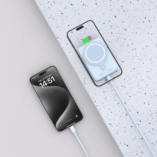 Tech-Protect PB11 Lifemag MagSafe Power Bank 10000mAh 15W mit USB-C Anschluss Blau