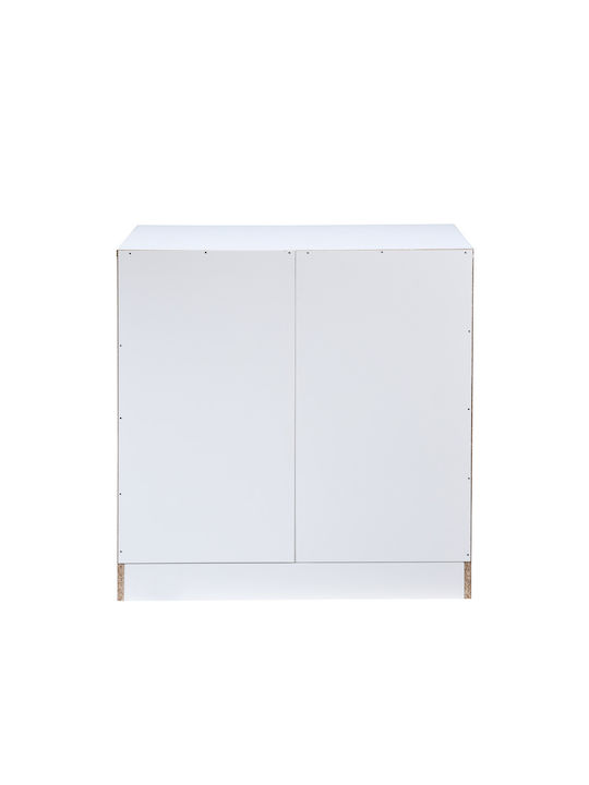 Συρταριέρα Κρεβατοκάμαρας Polo mit 4 Schubladen White 76x40x76cm
