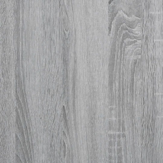 Wooden Chest of Drawers with 6 Drawers Grey Sonoma 91x35.5x74.5cm