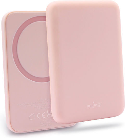 Puro Slim Powermag MagSafe 4000mAh Dusty Pink