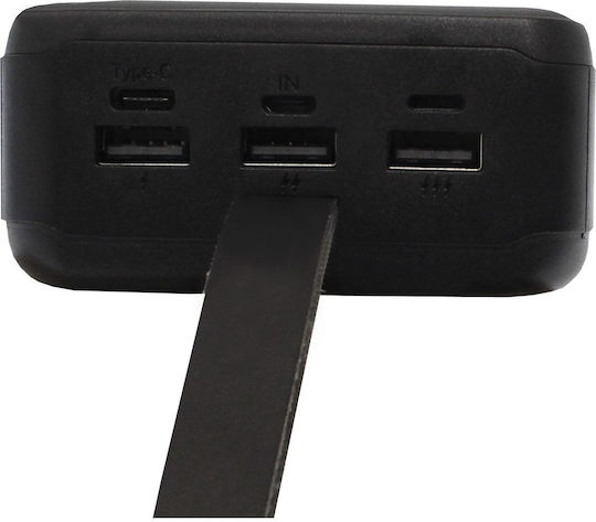 Remax Leader Power Bank 40000mAh with 3 USB-A Ports Black