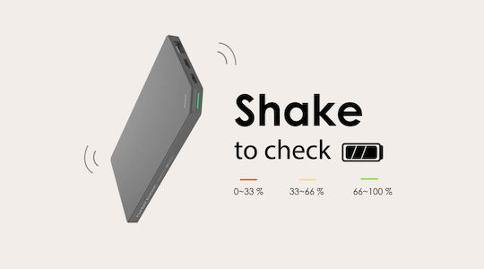 Allocacoc Slim Aluminium Power Bank 5000mAh με Θύρα USB-A Ασημί