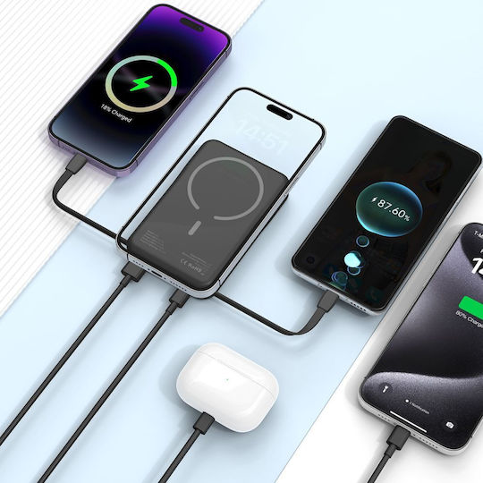 Tech-Protect PB31 Lifemag MagSafe Power Bank 10000mAh Μαύρο