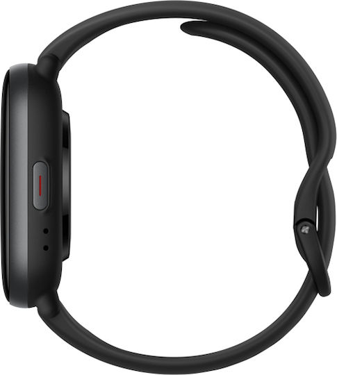 Amazfit Active Aluminium 42mm Waterproof Smartwatch with Heart Rate Monitor (Midnight Black)