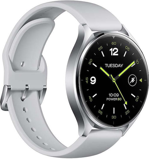 Xiaomi Watch 2 47mm Waterproof with Heart Rate Monitor (Silver)