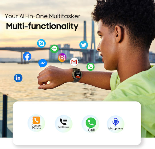 BlackView W50 47mm Smartwatch (Negru)