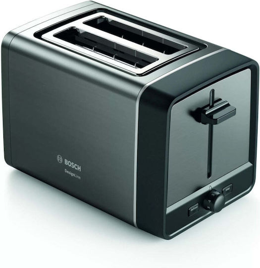 Bosch Φρυγανιέρα 2 Θέσεων 970W Μαύρη