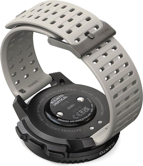 Suunto Vertical Solar Неръждаема стомана 49мм Смартчасовник с Пулсомер (Sand)
