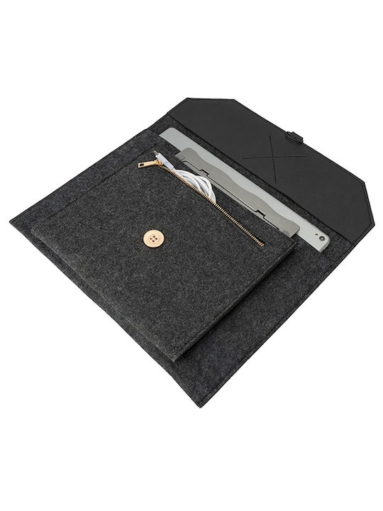 4Smarts Τσάντα για Laptop 13" σε Γκρι χρώμα 456584