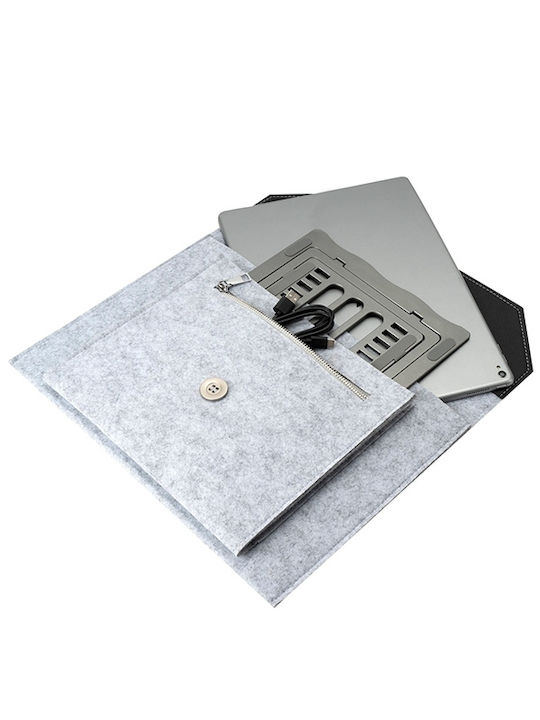 4Smarts Τσάντα για Laptop 13" σε Γκρι χρώμα 456583