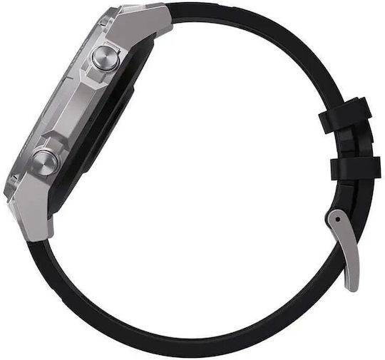 Zeblaze Vibe 7 Pro Aluminium 49mm Smartwatch mit Pulsmesser (Silber)