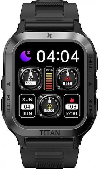 MaxCom FW67 Titan Pro Smartwatch (Negru)