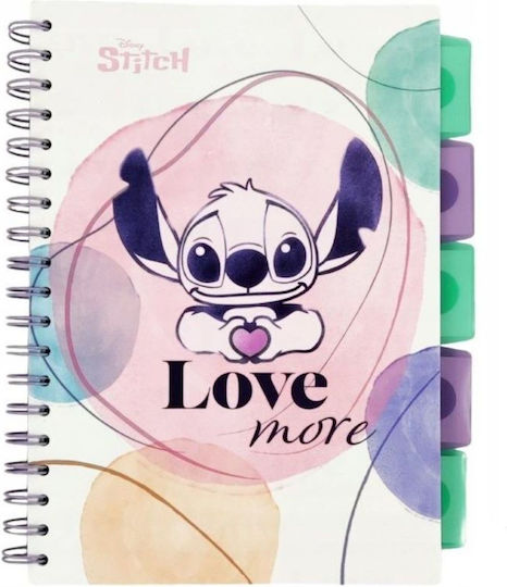 Disney Stitch Тетрадка Спирала A5 Многоцветен