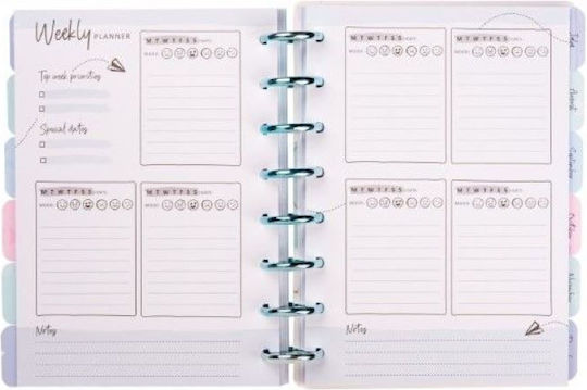 Coolpack Stitch Notizbuch 200 Blätter A5 Mehrfarbig