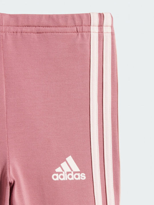 Παιδικό Σετ με Κολάν Χειμερινό 2τμχ Ροζ Essentials Allover Print