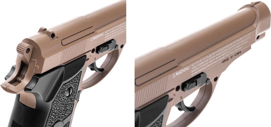 Cybergun Αεροβόλο Πιστόλι CO2 Swiss Arms P84 TAN Μεταλλικό 4.5mm