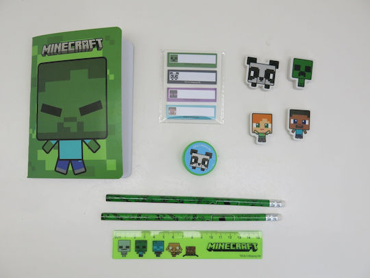 Minecraft Многоцветен Ученически Несесер