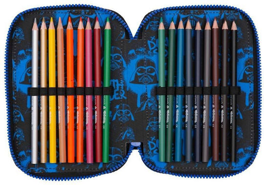 Coolpack Federmäppchen Gefüllt mit 3 Fächern Mehrfarbig