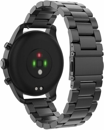 Forever Verfi SW-800 Smartwatch με Παλμογράφο (Μαύρο)