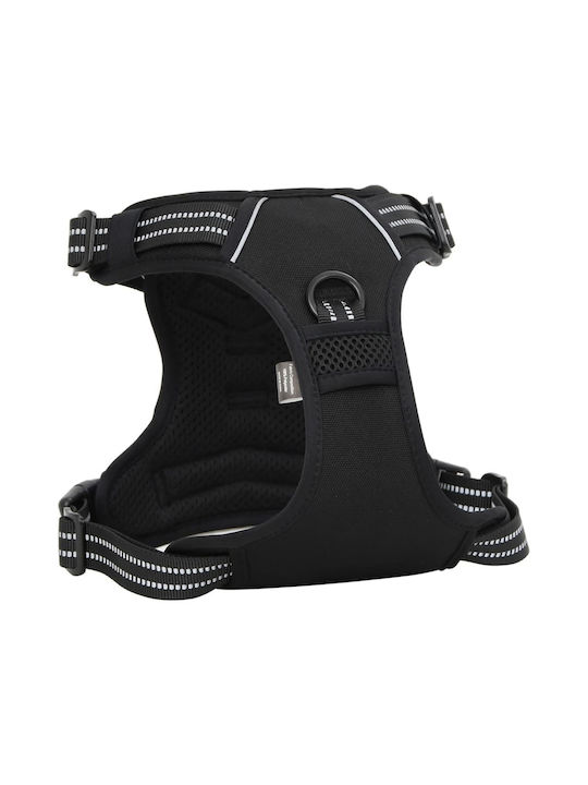 vidaXL Hundegeschirr Schwarz Mittel 4013385