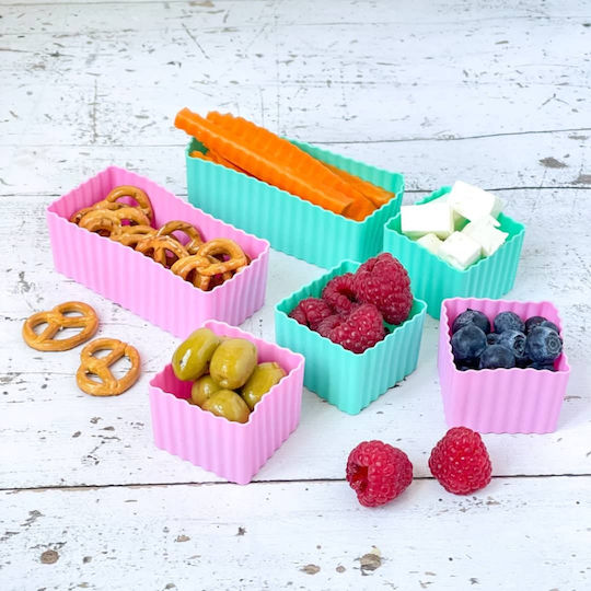 Yumbox Kids' Silicone Lunch Set 2lt Multicolour