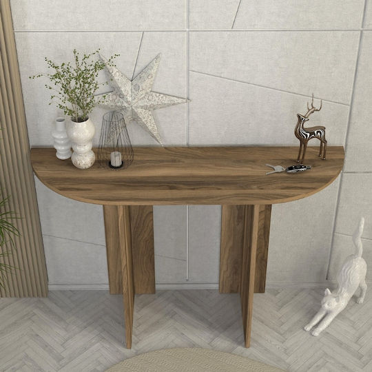Cortado Wooden Console Table Walnut L120xW35xH75cm