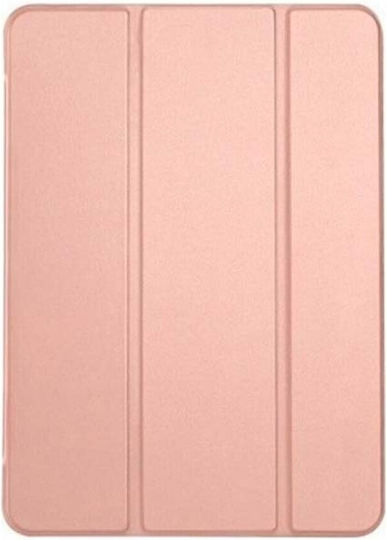 Tri-Fold Silicone Back Flip Cover Ροζ Χρυσή (Galaxy Tab A8)