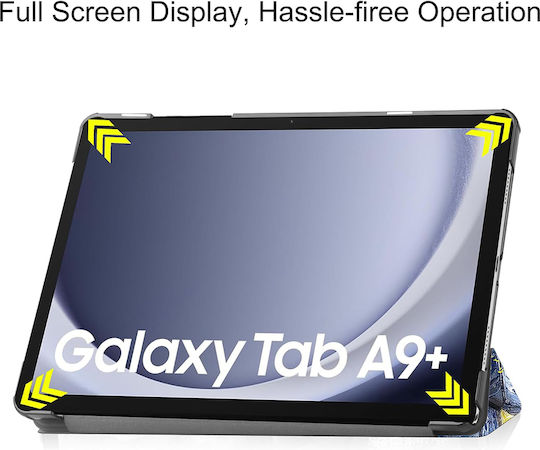 Techsuit Foldpro Klappdeckel Blau (Galaxy Tab A9+ / Galaxy Tab A11+) KF2317224