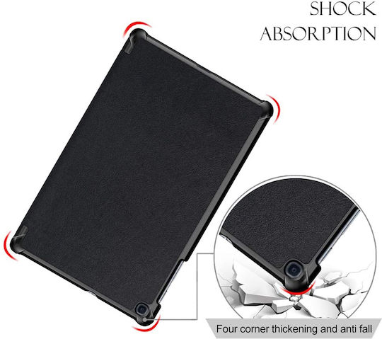 Techsuit Foldpro Flip Cover Schwarze (Galaxy Tab A 10.1 2019)