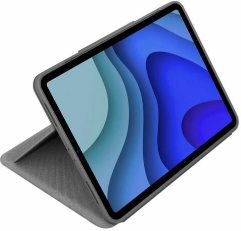 Logitech Combo Touch Flip Cover with Keyboard in English US Gray for iPad Pro 2018 11"