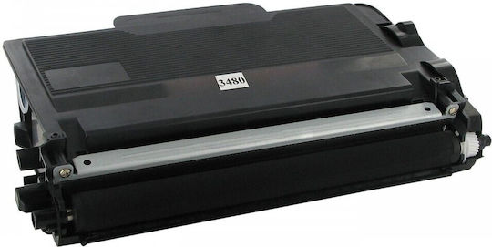 UnCartus Compatible Toner for Laser Printer Brother TN3480 8000 Pages Black