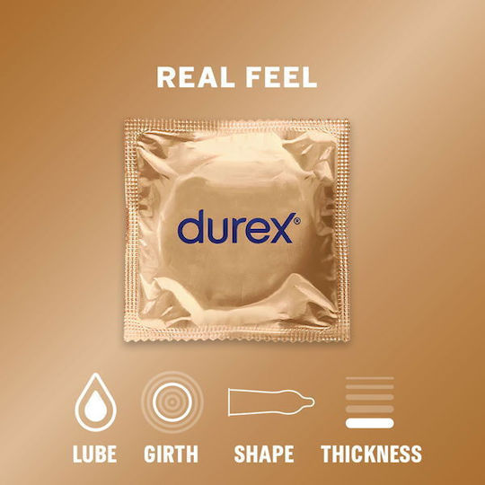 Durex Condoms Latex Free Natural 3pcs