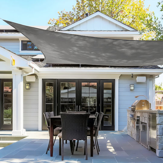 Modernhome Square Shade Sail Gray 4x4m