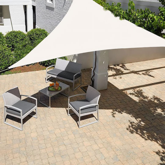 Modernhome Sonnensegel Beige 4x4m
