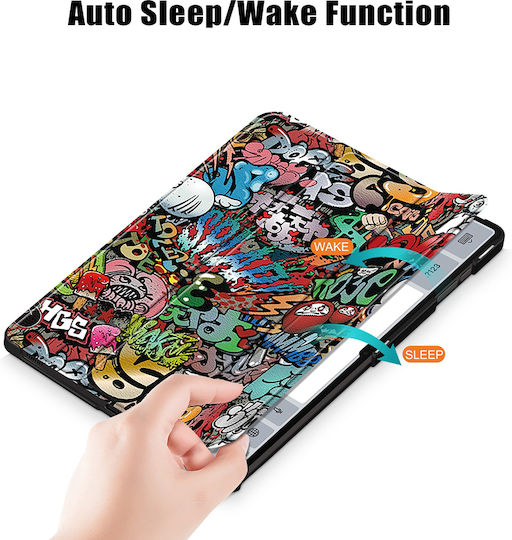 Techsuit Foldpro Flip Cover Πολύχρωμη (Samsung Galaxy Tab S9 Ultra)