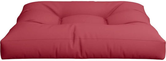 vidaXL Waterproof Sofa Cushion Pallet Burgundy 70x70cm