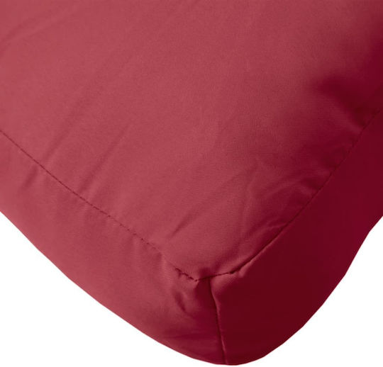 vidaXL Waterproof Sofa Cushion Pallet Burgundy 70x70cm