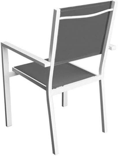 Garten- und Outdoor-Möbelsets für kleinen Raum Ellen / Madison 3 Stück Weiß
