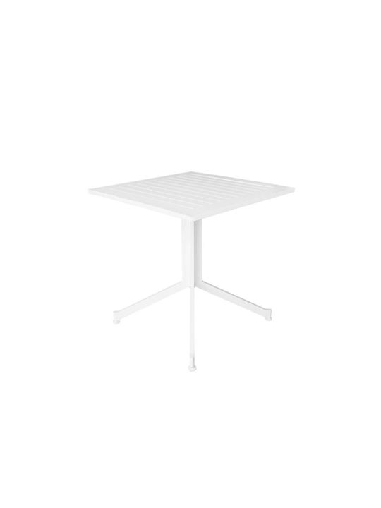 Garten- und Outdoor-Möbelsets für kleinen Raum Ellen / Madison 3 Stück Weiß