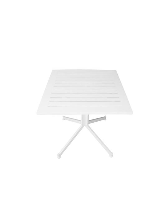 Garten- und Outdoor-Möbelsets für kleinen Raum Ellen / Madison 3 Stück Weiß